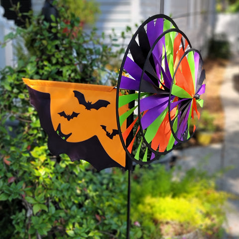 Triple Spinner - Halloween Bats