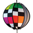 24 in. Ball Spinner - Rainbow Checkerboard