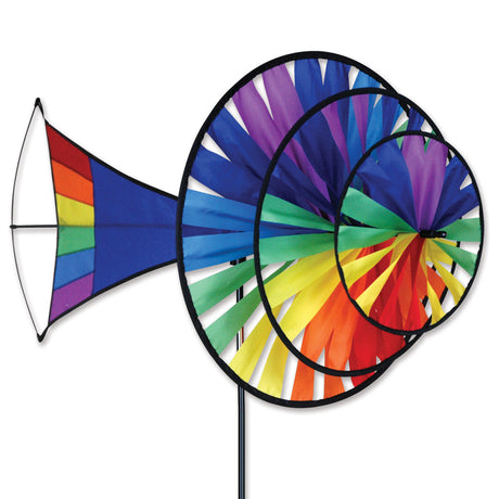 Large Rainbow Triple Spinner