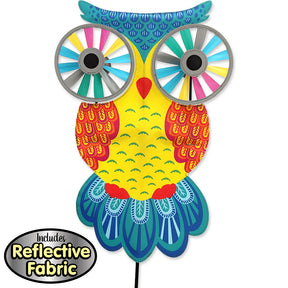Tropical Night Owl Reflective Eyes Spinner