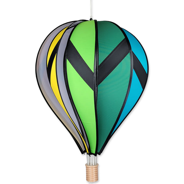 22 in. Hot Air Balloon - Chevron Rainbow