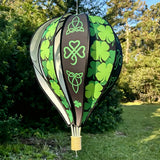 22 in. Hot Air Balloon - Celtic Shamrocks