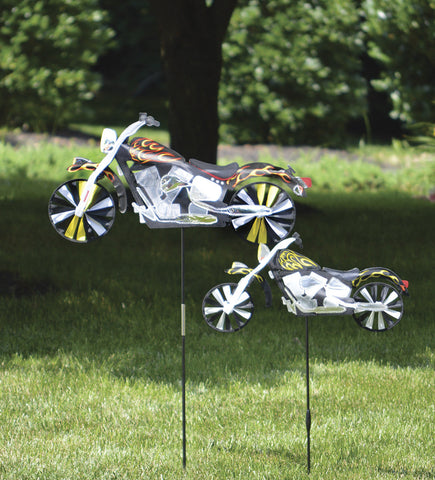 32 in. Motorcycle Spinner - Flame