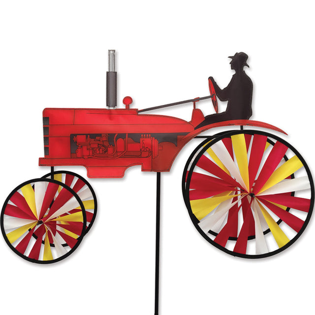 29 in. Old Tractor Spinner - Red