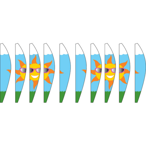 22 in. Hot Air Balloon - Sun