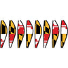 12 in. Hot Air Balloon - Maryland Flag