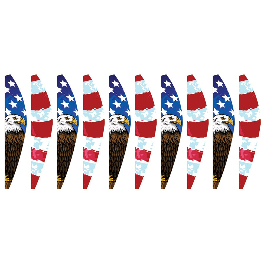 22 in. Hot Air Balloon - Patriotic Eagle