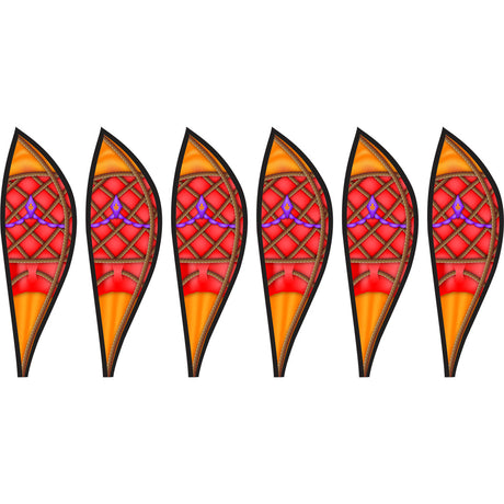16 in. Hot Air Balloon - Red Vintage