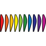 12 in. Hot Air Balloon - Rainbow