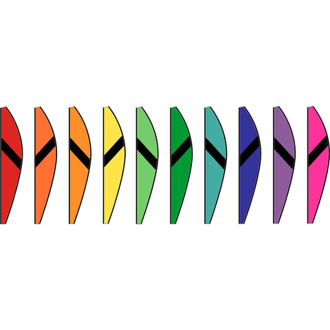 26 in. Hot Air Balloon - Rainbow