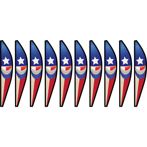 18 in. Hot Air Balloon - Vintage Patriotic