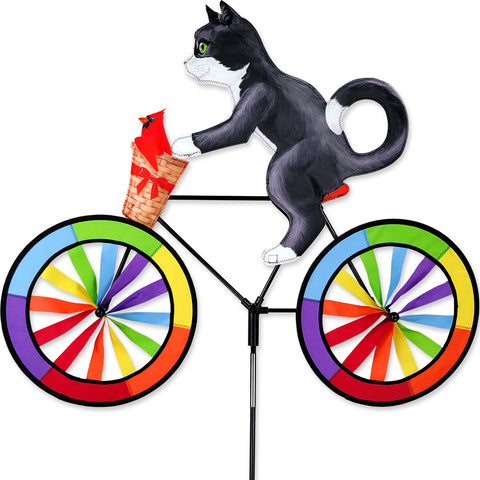 30 in. Bike Spinner - Tuxedo Cat