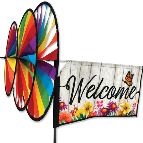 Triple Spinner - Butterfly Welcome