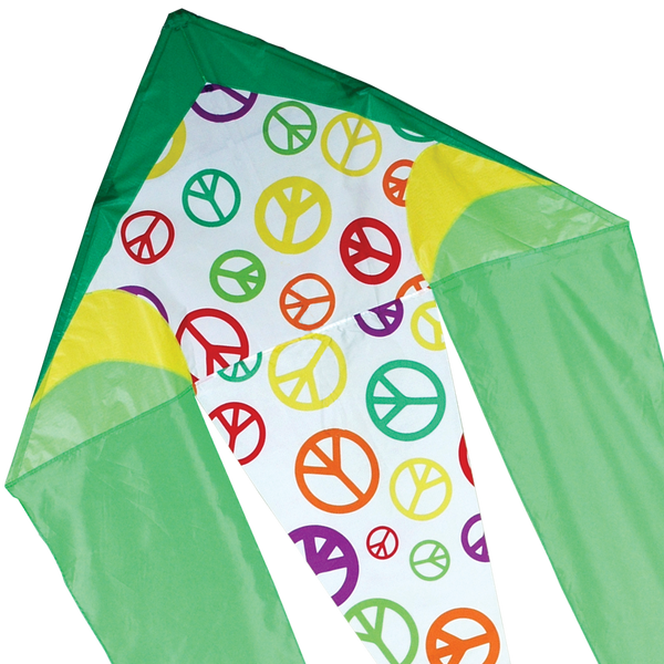 45 in. Flo-tail Kite - Lime Peace