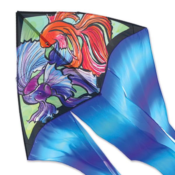 6.5 ft. Flo-Tail Delta Kite - Fish