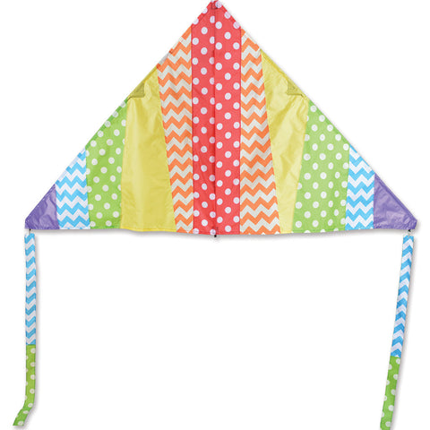 6.5 ft. Delta Kite - Pattern Rainbow