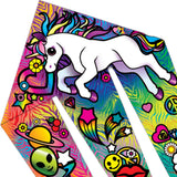 46 in. Flo-Train Delta Kite - Unicorn (Single Kite)