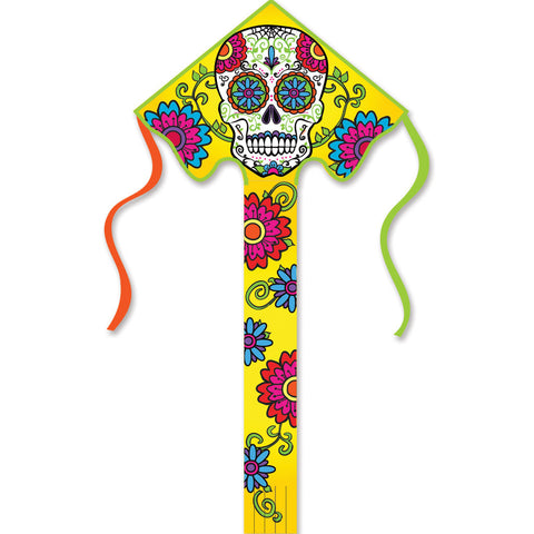 Large Easy Flyer Kite - Sugar Skull