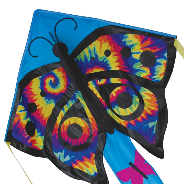 Large Easy Flyer Kite - Tie Dye Butterfly