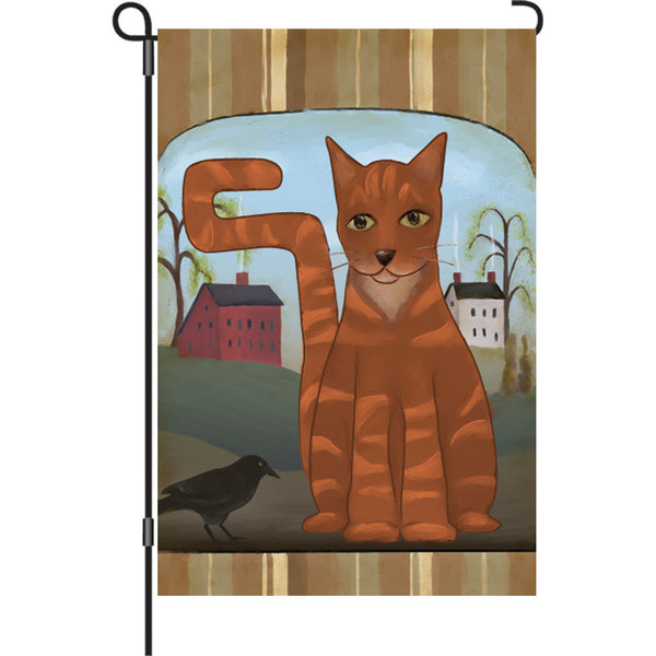 12 in. Flag - Country Tabby