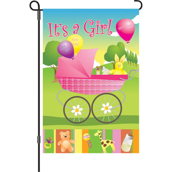 12 in. Flag - Rock-A-Bye Baby Girl