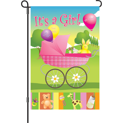 12 in. Flag - Rock-A-Bye Baby Girl
