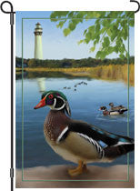 12 in. Flag - Wood Ducks