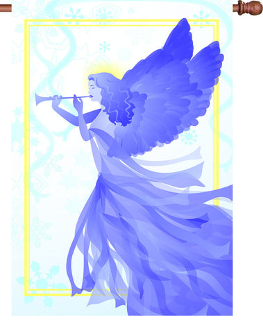 28 in. Flag - Snow Angel