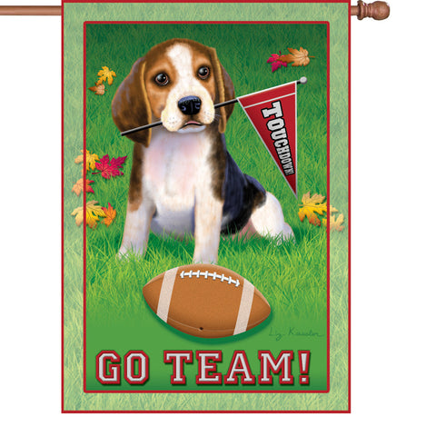 28 in. Flag - Go Team