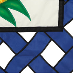 Elite Oversized Lattice Flag - Pineapple