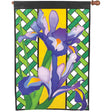 Elite Oversized Lattice Flag - Iris