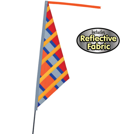 SoundWinds Reflective Sail Recumbent Bike Flag - Summer