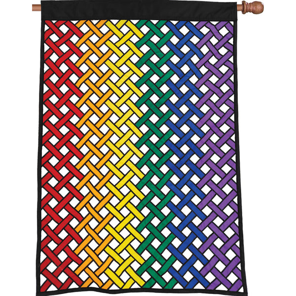 Elite Lattice Flag - Rainbow Mesh