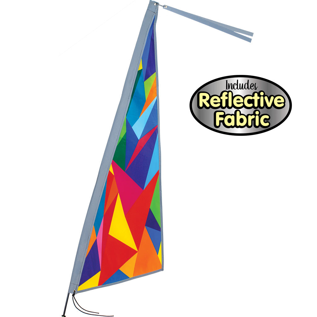 Apex Bike Flag - Rainbow Fractal