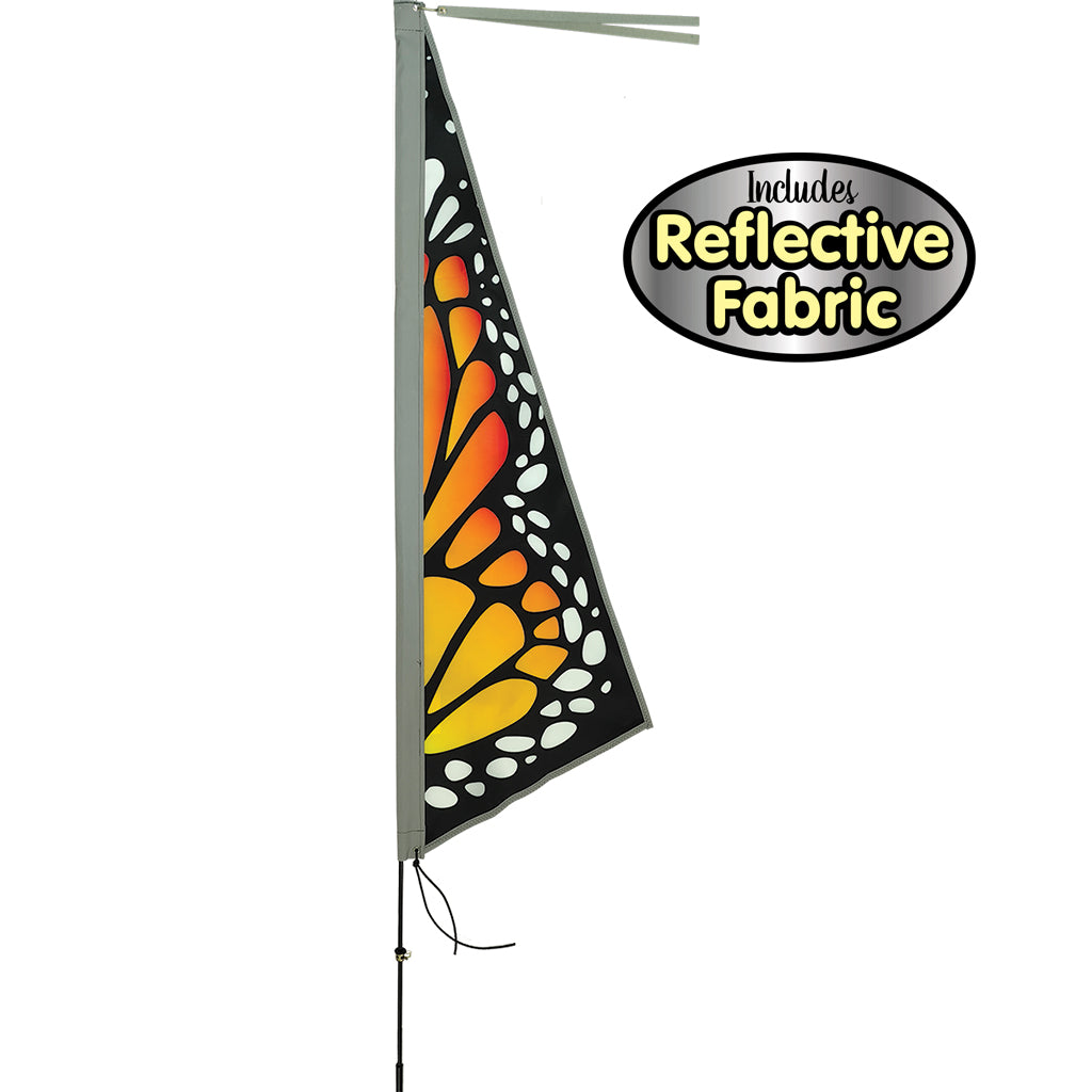 Apex Bike Flag - Monarch Butterfly