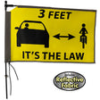 Rectangular Bike Flag - 3 Ft. Law