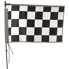 Rectangular Bike Flag - Racing Checks