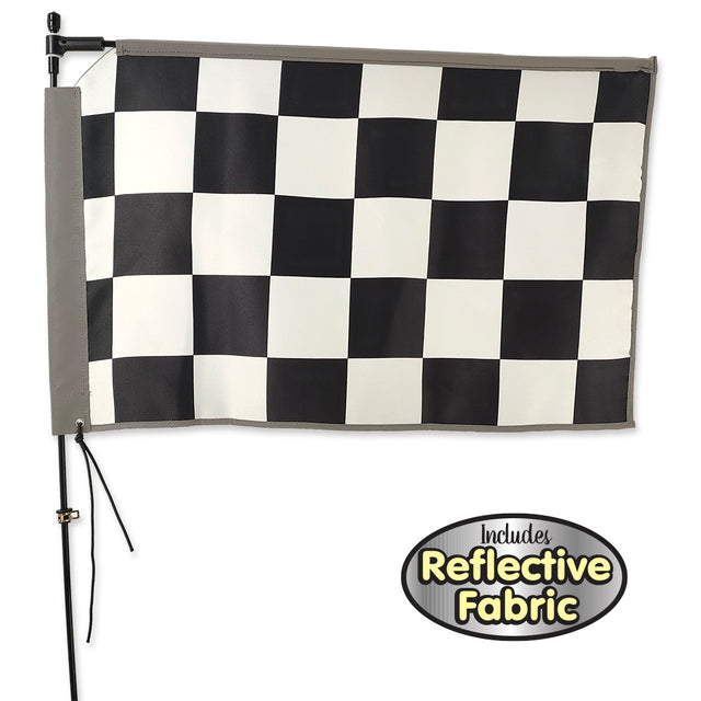 Rectangular Bike Flag - Racing Checks