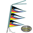 Tri-Stack Bike Flag - Neon Swoosh