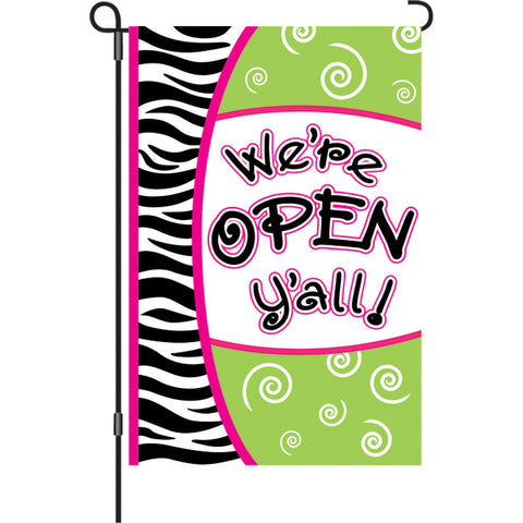 12 in. Flag - Open Y'All