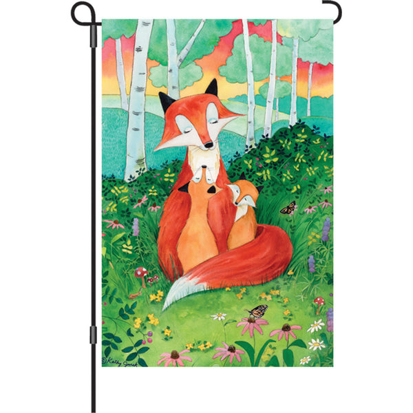 12 in. Flag - Fox Family