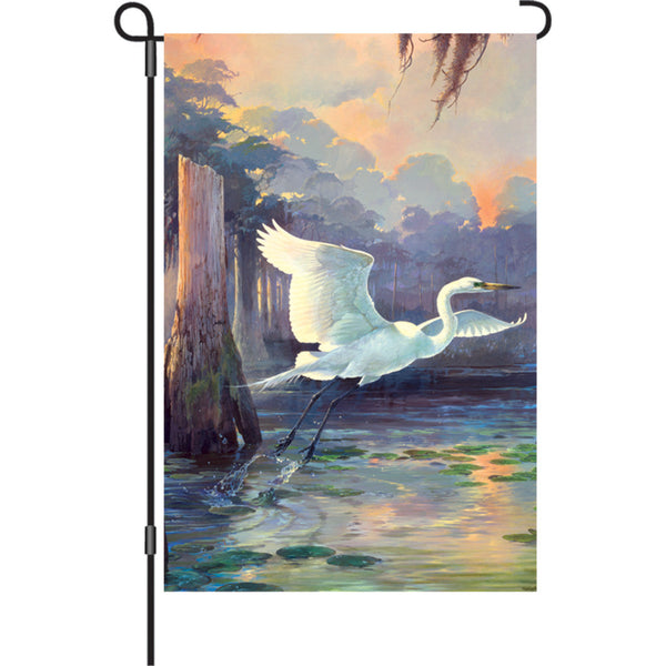 12 in. Flag - Heron Sunrise