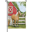 13 in. Elite Oversized Garden Flag - Palomino Horse