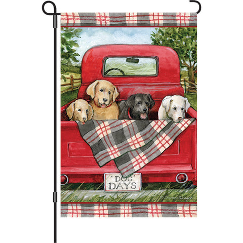 36 in. Elite Oversized House Flag - Dog Days Truck