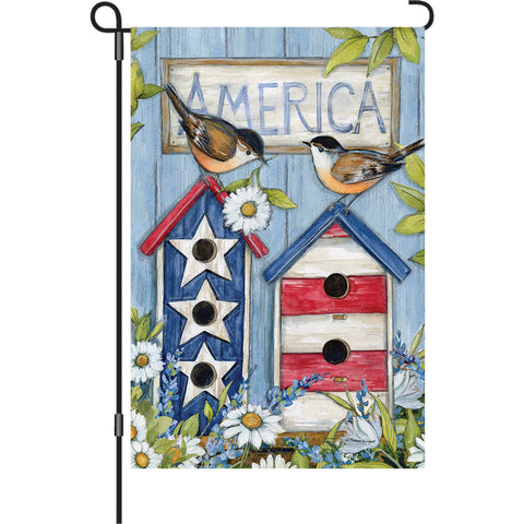 13 in. Elite Oversized Garden Flag - Patriotic Birdhouses