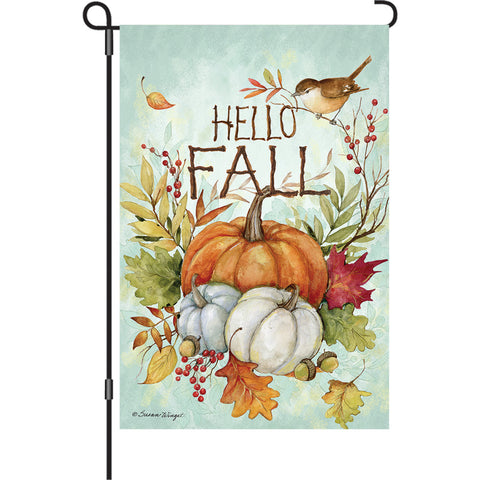 13 in. Elite Oversized Garden Flag - Hello Fall