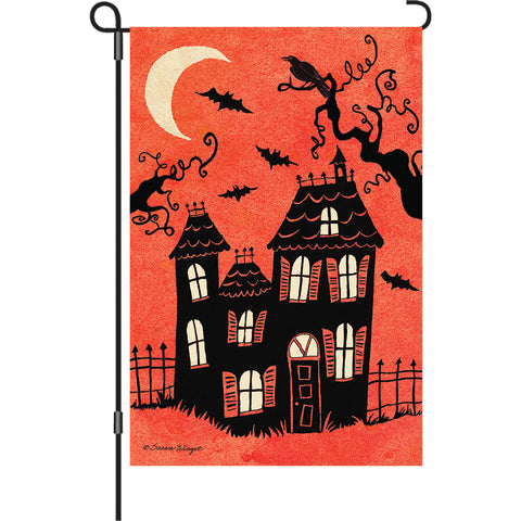 13 in. Elite Oversized Garden Flag - Haunted House