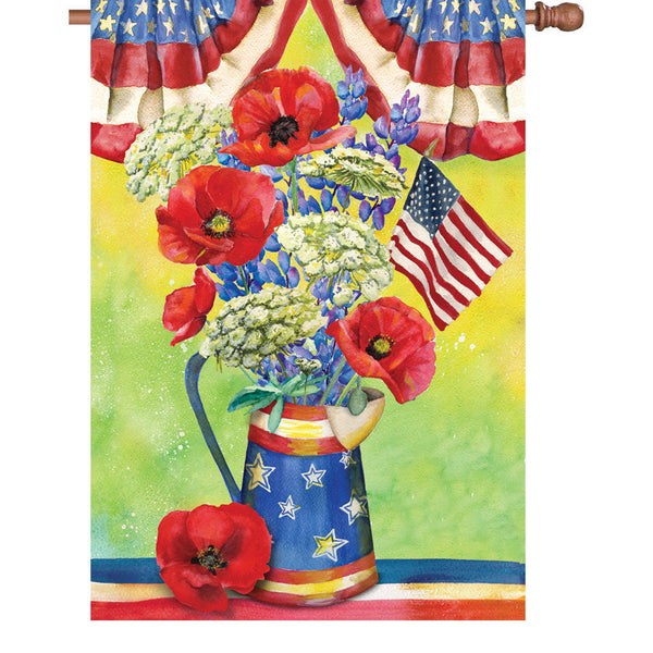 28 in. Flag - Patriotic Bouquet