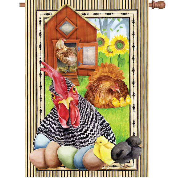 28 in. Flag - Not Cooped Up