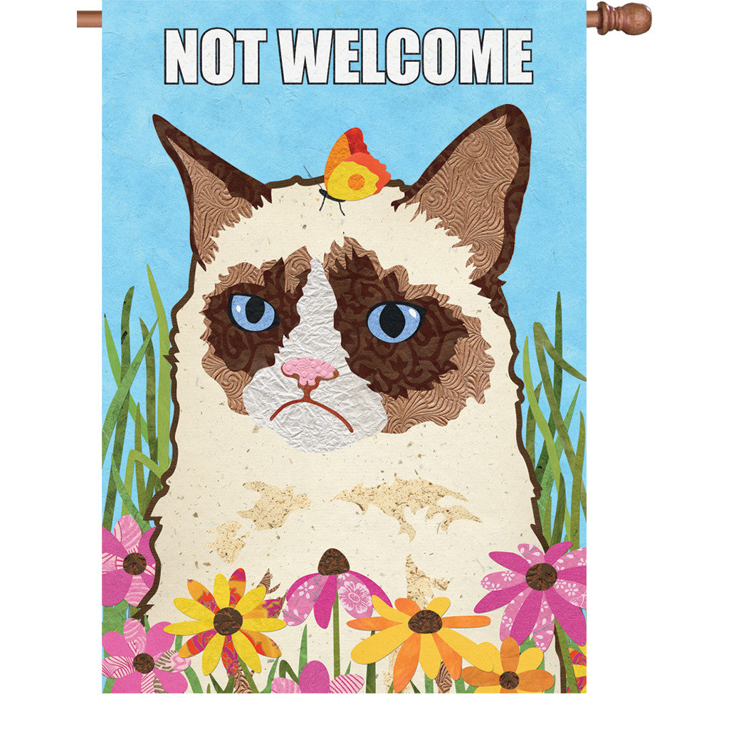 28 in. Flag - Not Welcome